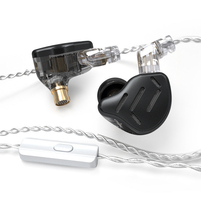 KTX-558483 KZ ZAX High-Fidelity In-Ear Headphones with L-Bend 3.5mm Plug