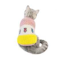 HKM-024403 Cozy Cotton Vest for Pets - Autumn and Winter Fashion in Orange and Pink