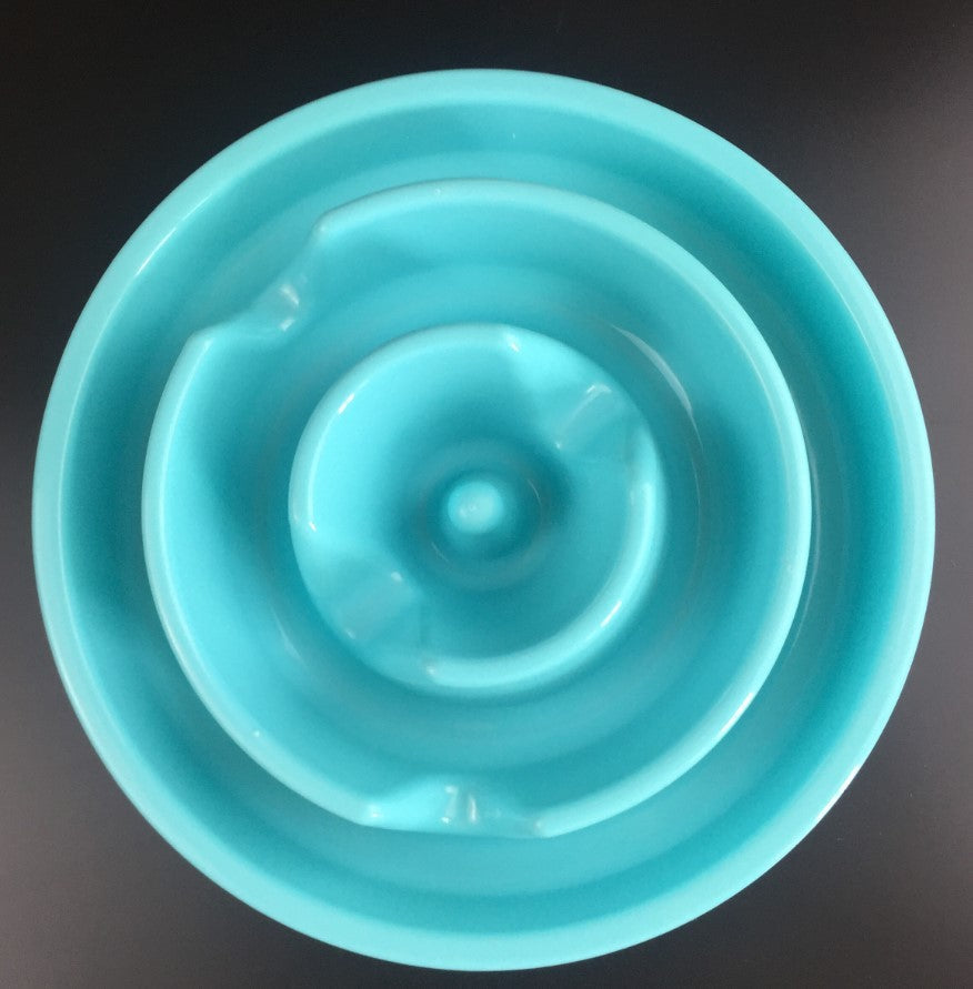 HKM-584019 Anti-Smashing Slow Feed Dog Bowl for Miniature to Large Breeds - 28cm ABS Material