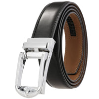 HKM-248147 Men's Leather Belt, Model LY33-23430-1, Durable and Stylish Design
