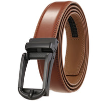 HKM-248147 Men's Leather Belt, Model LY33-23430-1, Durable and Stylish Design