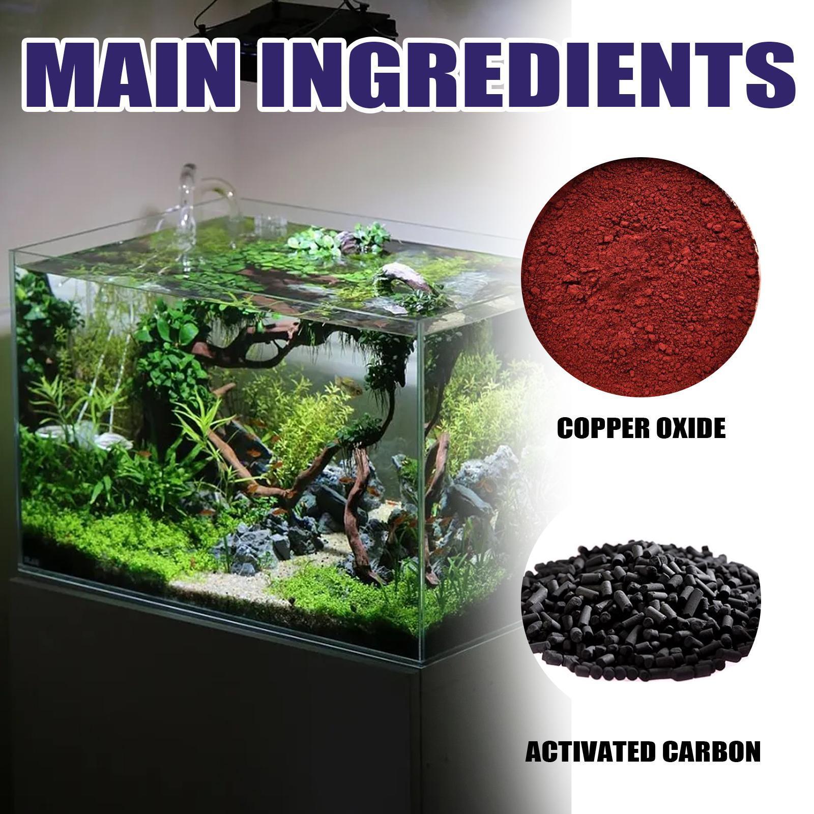 HKM-582867 Lichen Algaecide for Fish Tank Cleaning - Effective Moss and Green Water Algae Remover