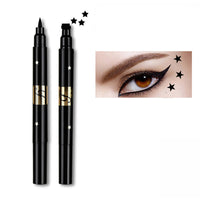 HKM-406739 Double-Ended Black Seal Eyeliner with Star, Heart, and Moon Designs