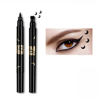HKM-406739 Double-Ended Black Seal Eyeliner with Star, Heart, and Moon Designs