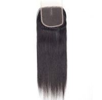 HKM-551827 Lace Front Synthetic Straight 4x4 Wig with Hair Accessories