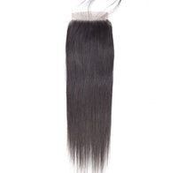 HKM-551827 Lace Front Synthetic Straight 4x4 Wig with Hair Accessories