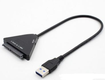 KTX-152339 USB 3.0 to SATA 7+15 Adapter Cable for 2.5/3.5 Inch Hard Drives, High-Speed Data Transmission