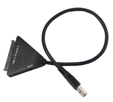 KTX-152339 USB 3.0 to SATA 7+15 Adapter Cable for 2.5/3.5 Inch Hard Drives, High-Speed Data Transmission