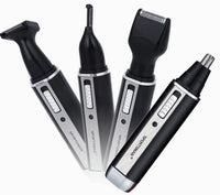 HKM-872083 4-in-1 Electric Nose Hair Trimmer and Shaver with Low Noise Design and Ergonomic Handle