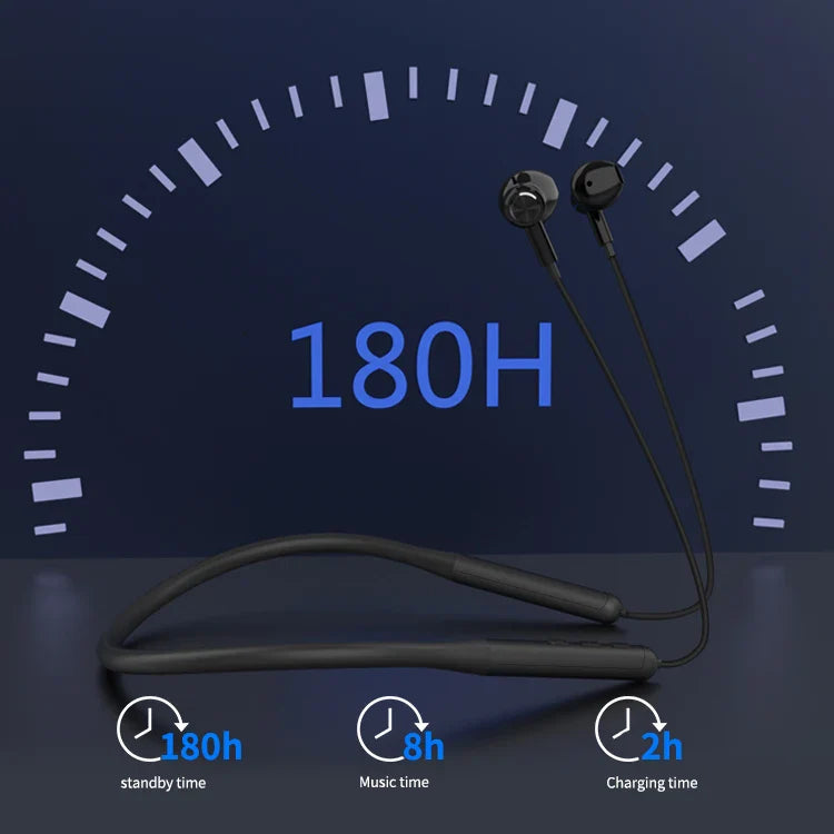 KTX-534291 Wireless Neck Band In-Ear Headphones for Sports with Bluetooth Connectivity