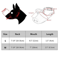 HKM-188819 Durable Silicone Anti-Bite Mouth Cover for Long-Mouthed Pets - Available in Large and Small Sizes