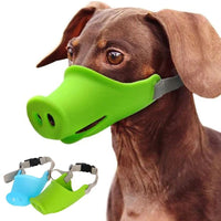 HKM-188819 Durable Silicone Anti-Bite Mouth Cover for Long-Mouthed Pets - Available in Large and Small Sizes