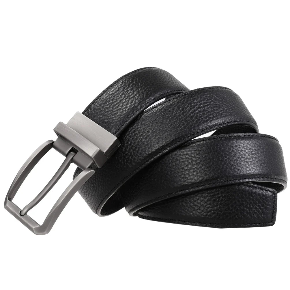 HKM-065043 35mm Rotating Pin Buckle Belt for Versatile Styling