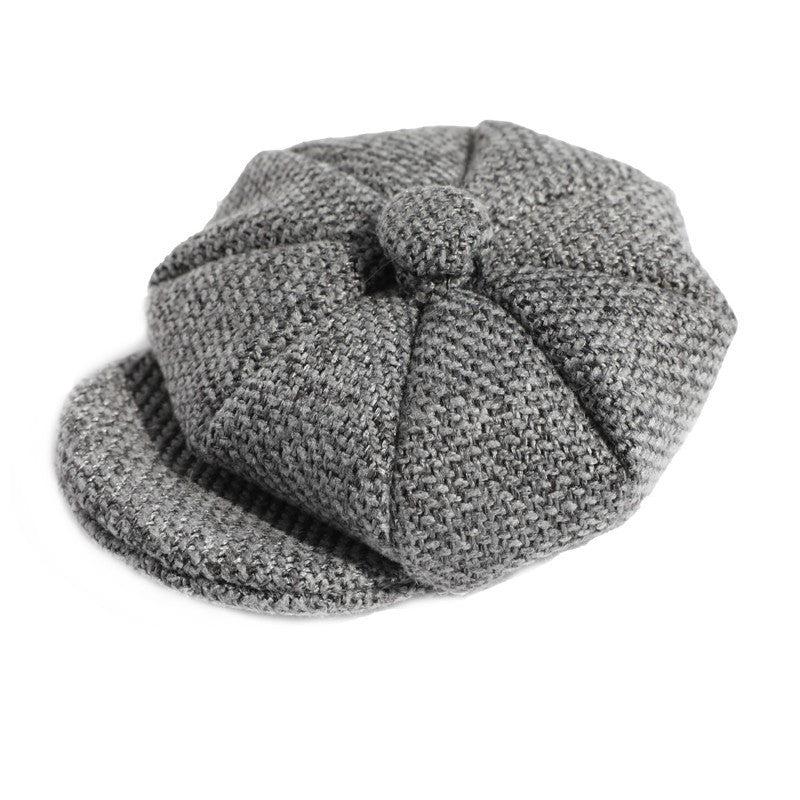 HKM-796819 Gentleman Cat Beret and Tie Photo Props for Adult Cats