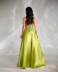 HKM-922451 Luxurious Emerald Green Evening Dress for Women - Elegant Design, Perfect for Formal Occasions