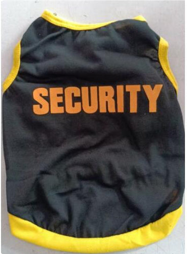HKM-199443 Cotton Printed Security Vest for Small Dogs - Casual Fit, Various Sizes Available