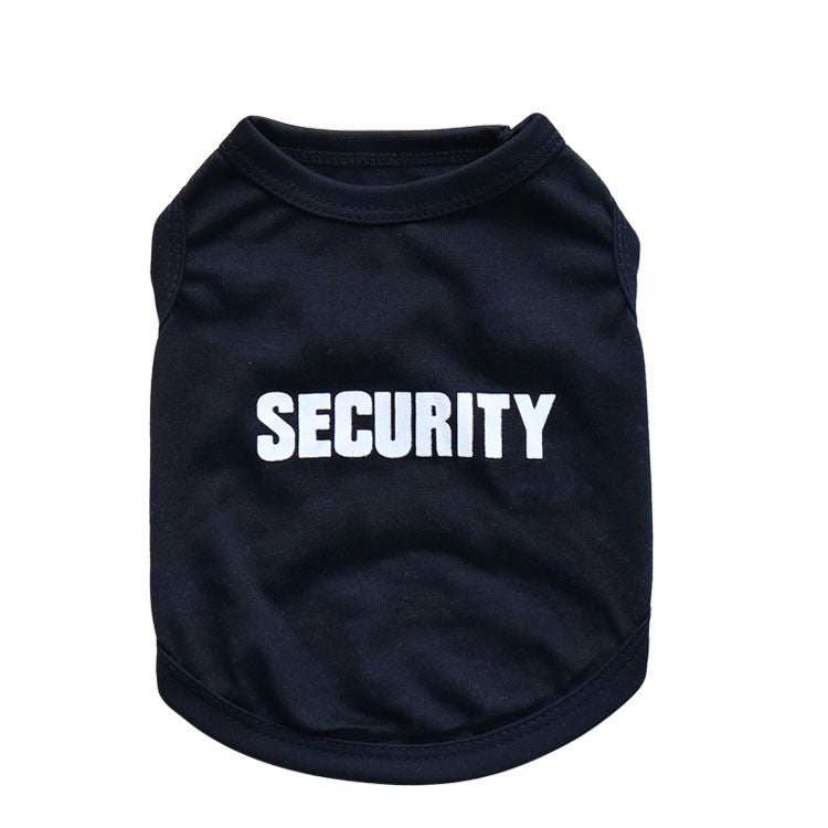 HKM-199443 Cotton Printed Security Vest for Small Dogs - Casual Fit, Various Sizes Available