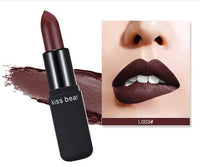 HKM-301843 Matte Lipstick in Rose Kiss - Smooth, Long-Lasting, Non-Sticky Formula, 9g