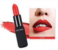 HKM-301843 Matte Lipstick in Rose Kiss - Smooth, Long-Lasting, Non-Sticky Formula, 9g