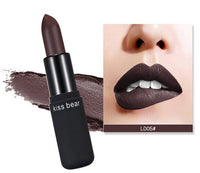 HKM-301843 Matte Lipstick in Rose Kiss - Smooth, Long-Lasting, Non-Sticky Formula, 9g