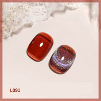 HKM-442067 Colorful Cat Eye Laser Nail Polish for UV Gel, Acrylic, and Natural Nails - 12ml