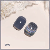 HKM-442067 Colorful Cat Eye Laser Nail Polish for UV Gel, Acrylic, and Natural Nails - 12ml