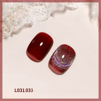 HKM-442067 Colorful Cat Eye Laser Nail Polish for UV Gel, Acrylic, and Natural Nails - 12ml