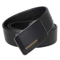 HKM-833363 Men's Simple Automatic Buckle First Layer Leather Belt - Model LY36-25641-5
