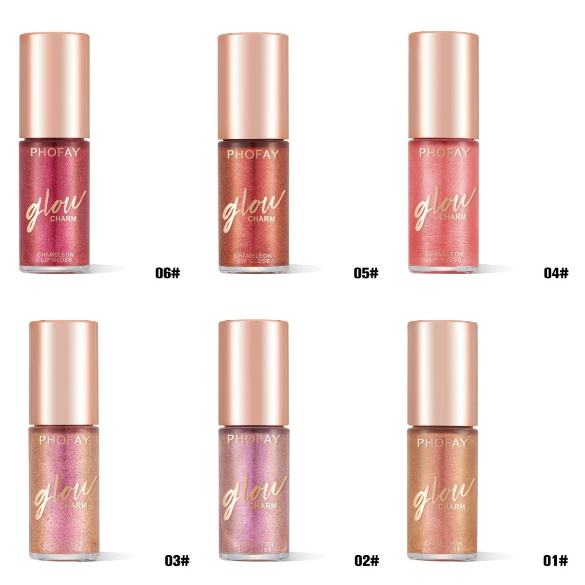 HKM-366227 Moisturizing Shimmer Lip Gloss - Intense Color & Shine, 7.5ml