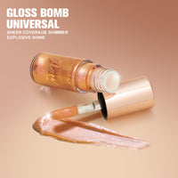 HKM-366227 Moisturizing Shimmer Lip Gloss - Intense Color & Shine, 7.5ml