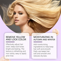 HKM-806227 Keratin Purple Hair Care Mask for Nourishment and Color Enhancement - 100g