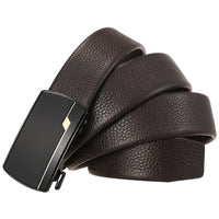 HKM-848019 Custom Leather Men's Belt in Cowhide - OEM Style, Adjustable Fit, Quality Craftsmanship