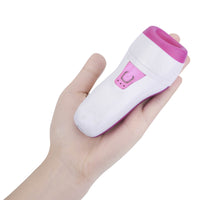 HKM-604179 Electric Automatic Silicone Lip Enricher - Curved Design, ABS Material, White & Rose Color