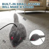 HKM-547155 Interactive Feather Cat Teaser Toy - Adjustable Hanging Play Accessory for Indoor Cats and Kittens