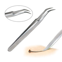 HKM-857427 Stainless Steel Pet Deworming Tool with Double Head Clip and Tick Fork