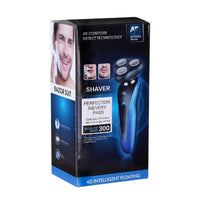 HKM-537491 Rechargeable Electric Multifunctional Rotary Shaver with Washable Design and 3-Head System