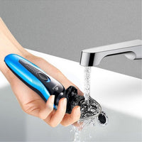 HKM-537491 Rechargeable Electric Multifunctional Rotary Shaver with Washable Design and 3-Head System