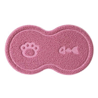 HKM-401747 Grey PVC Cat Litter Mat with Anti-Skid Support and Easy Clean Design