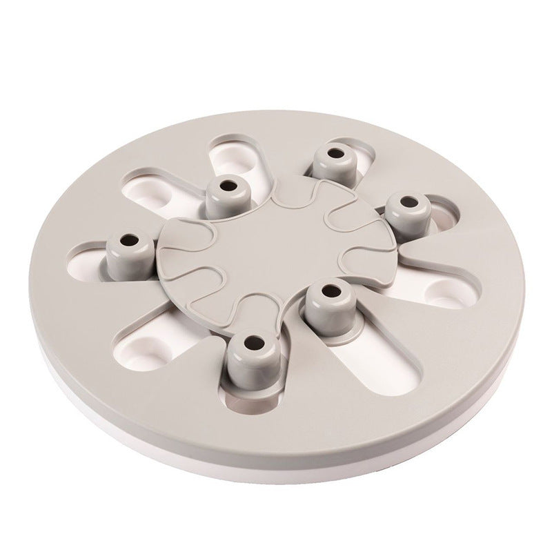HKM-837267 Anti-Choke Pet Bowl - Durable ABS Material, Available in Blue, Pink, and Grey, Size 28 cm x 4 cm