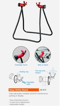 HKM-150483 Bicycle Repair Stand with Adjustable Height and Rotating Arm