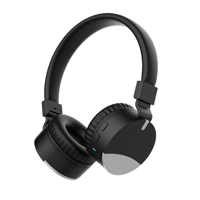 KTX-621715 Folding Bluetooth Headphones with AUX Cable, 300mAh Battery, 12-Hour Music Playtime, and Built-In Microphone