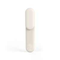 HKM-363603 Stainless Steel Knot Opening Tool Brush in Cream White, Avocado Green, and Peach Powder