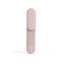 HKM-363603 Stainless Steel Knot Opening Tool Brush in Cream White, Avocado Green, and Peach Powder