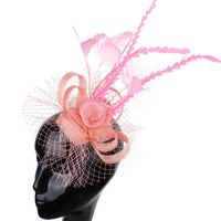 HKM-458131 Elegant Handmade Flower Hair Comb for Wedding Banquets and Special Events