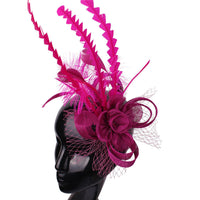 HKM-458131 Elegant Handmade Flower Hair Comb for Wedding Banquets and Special Events