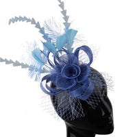 HKM-458131 Elegant Handmade Flower Hair Comb for Wedding Banquets and Special Events