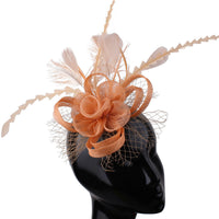 HKM-458131 Elegant Handmade Flower Hair Comb for Wedding Banquets and Special Events
