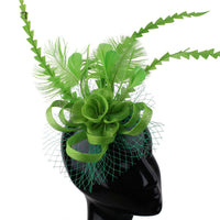 HKM-458131 Elegant Handmade Flower Hair Comb for Wedding Banquets and Special Events