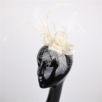 HKM-458131 Elegant Handmade Flower Hair Comb for Wedding Banquets and Special Events