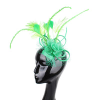 HKM-458131 Elegant Handmade Flower Hair Comb for Wedding Banquets and Special Events